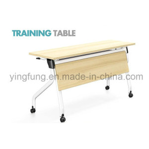 Metal Legs Folding Table with Wooden Top (YF-T011)