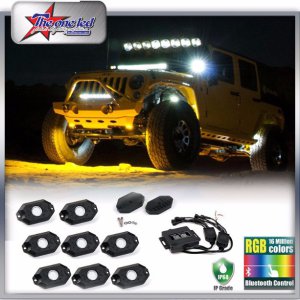 Universal Car Use 36W Set LED Rock Light with RGB Color, Bluetooth Control LED Rock Light for Cars f