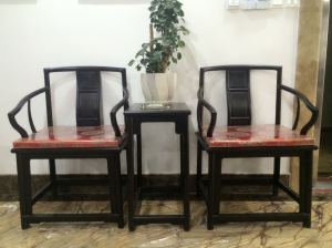 African Ebony Furniture 3sets Chair